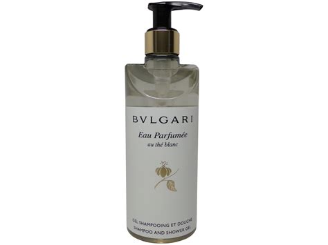 bvlgari white tea body wash.